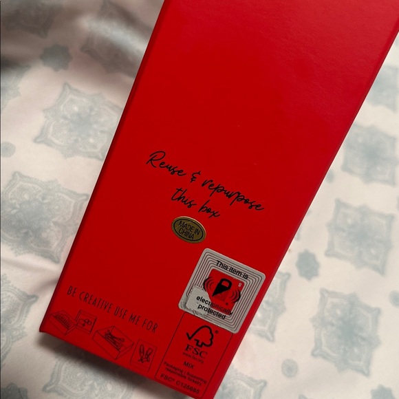 NWT Piper K Sparkling Red Apple Keychain and bag charm glass stones - Picture 5 of 8